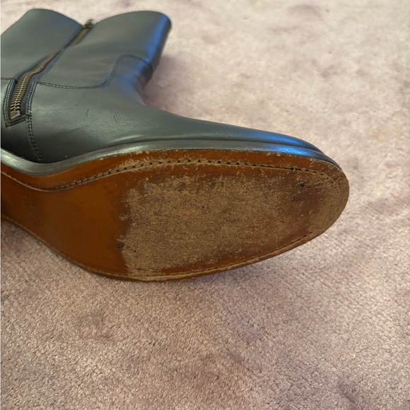 A.P.C. Black Heeled Leather Boots - Picture 10 of 14